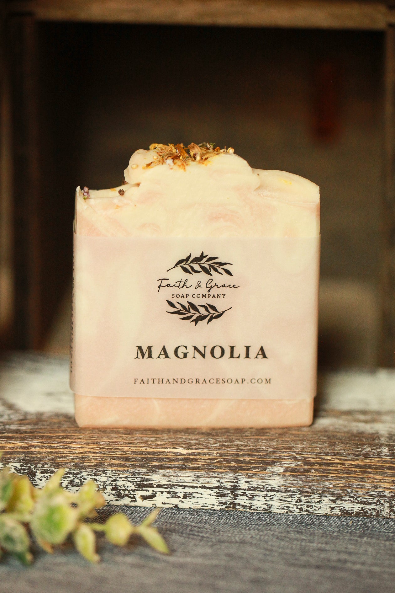 Faith and Grace Soap Company Magnolia Cold Process Soap