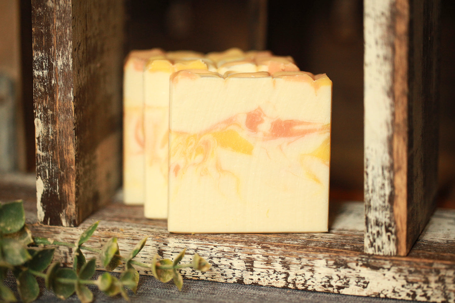Pineapple Mango Cold Process Soap by Faith and Grace Soap Co.
