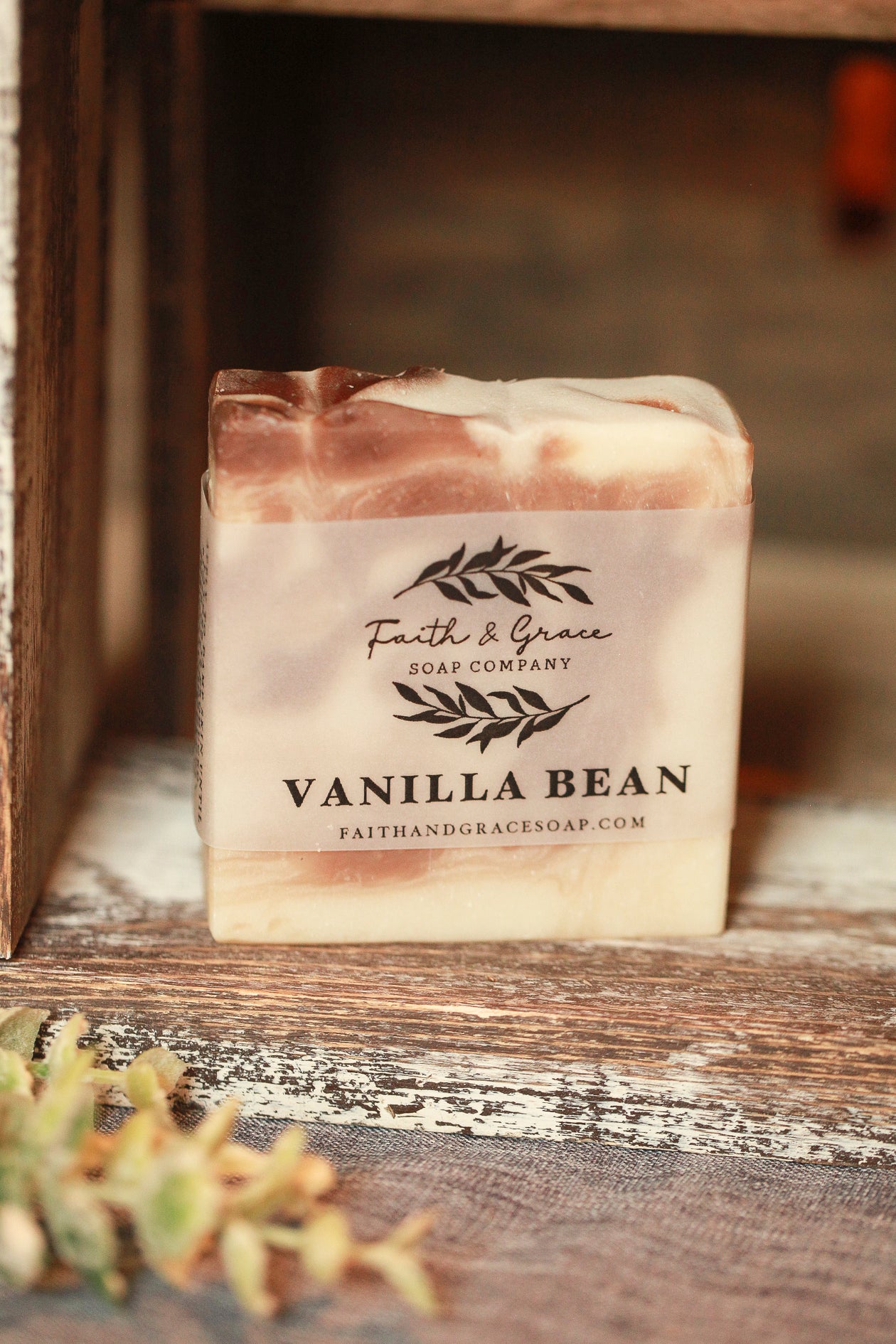 Faith and Grace Soap Company Vanilla Bean Cold Process Soap