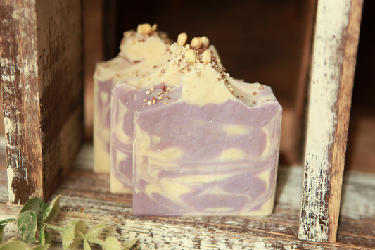 Blackberry Magnolia Goats Milk Soap by Faith and Grace Soap Co.