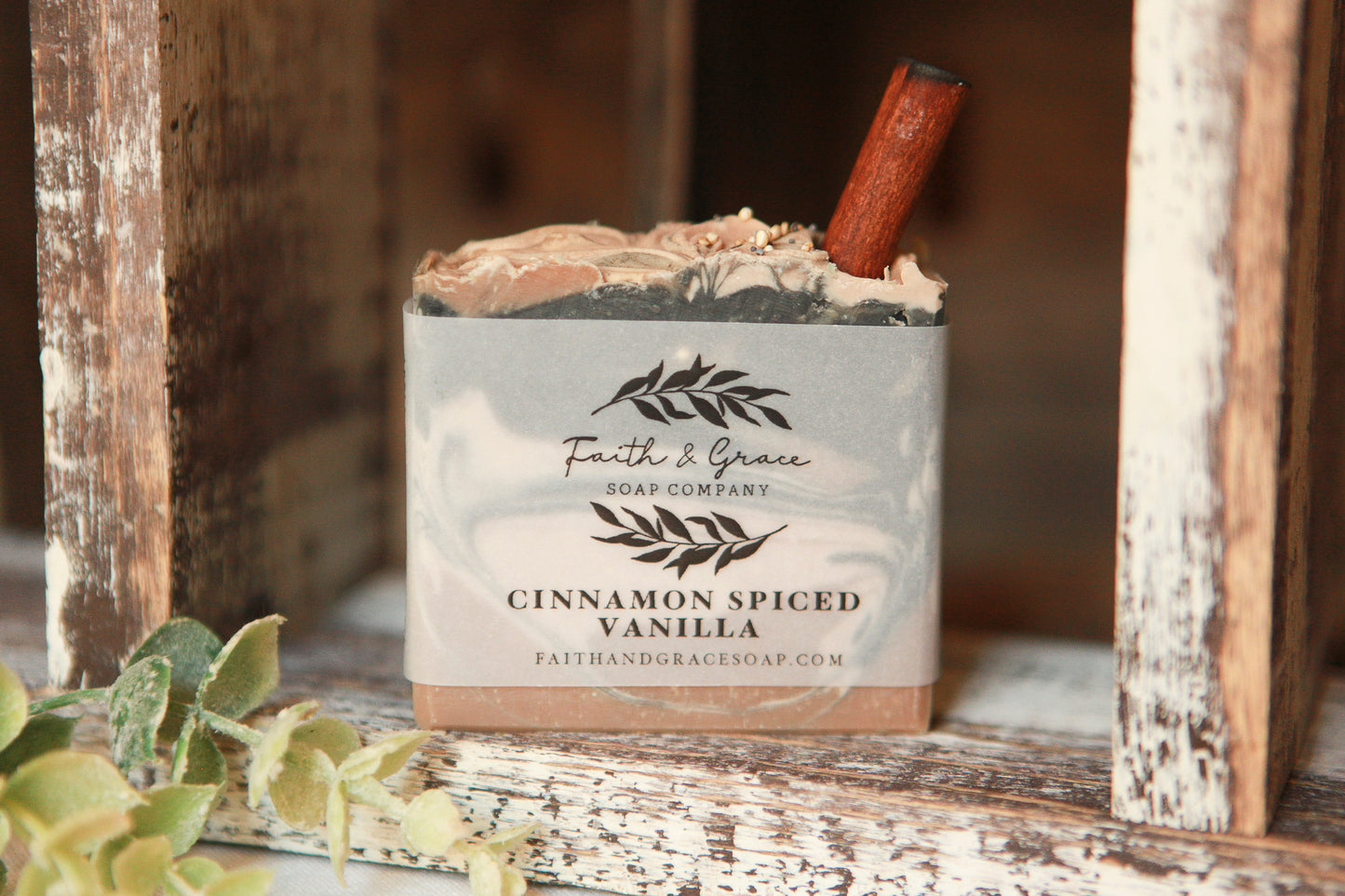 Cinnamon Spiced Vanilla Soap by Faith and Grace Soap Co.