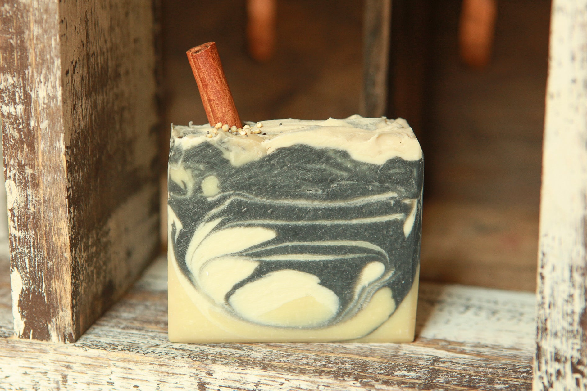 Cinnamon Spiced Vanilla Cold Process Soaps by Faith and Grace Soap Co.