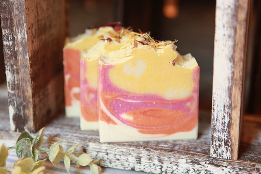 Citrus Energy Cold Process Bar Soap by Faith and Grace Soap Co. 