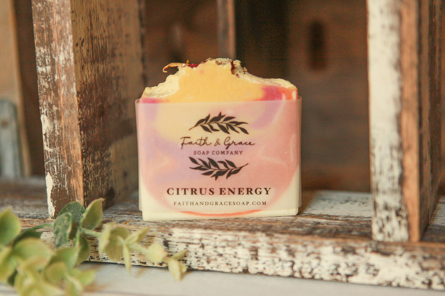 Citrus Energy Cold Process Soap by Faith and Grace Soap Co.