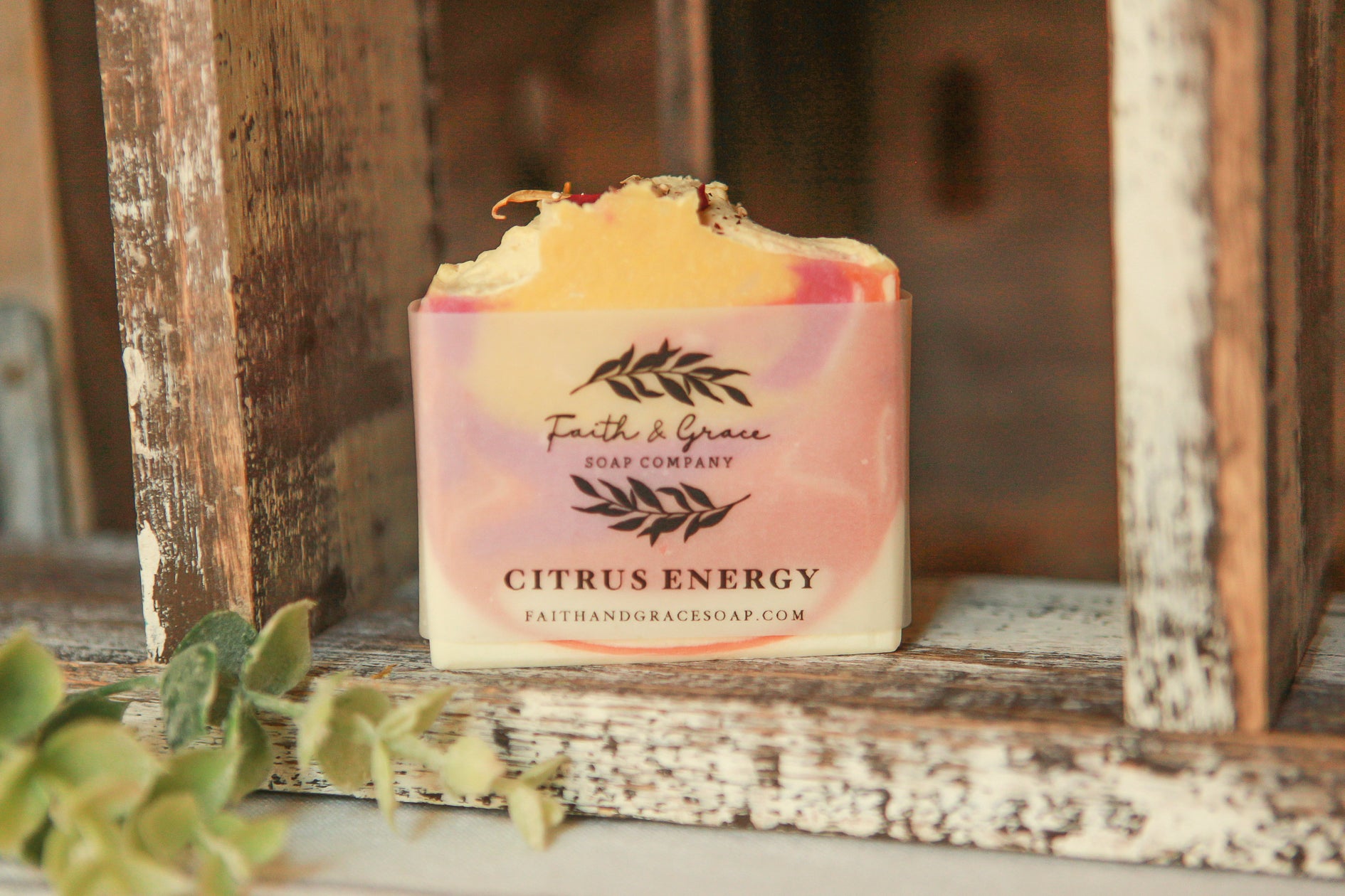 Citrus Energy Cold Process Soap by Faith and Grace Soap Co.