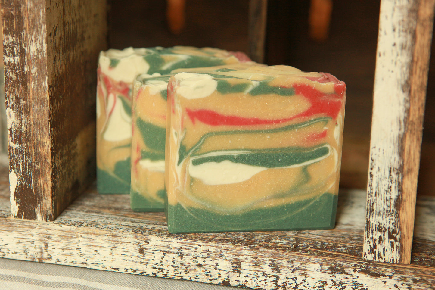 Cozy Flannel Cold Process Soap by Faith and Grace Soap Co.