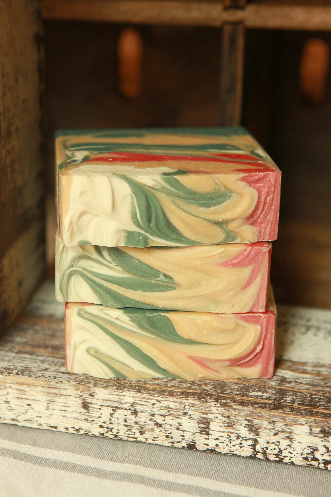 Cozy Flannel Cold Process Soap by Faith and Grace Soap Co.