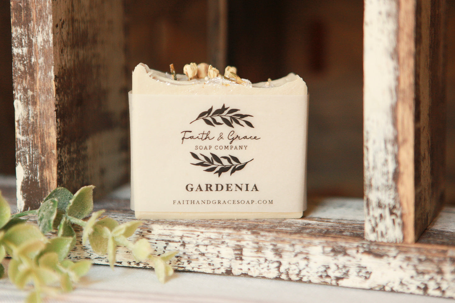 Gardenia Cold Process Soap by Faith and Grace Soap Co.