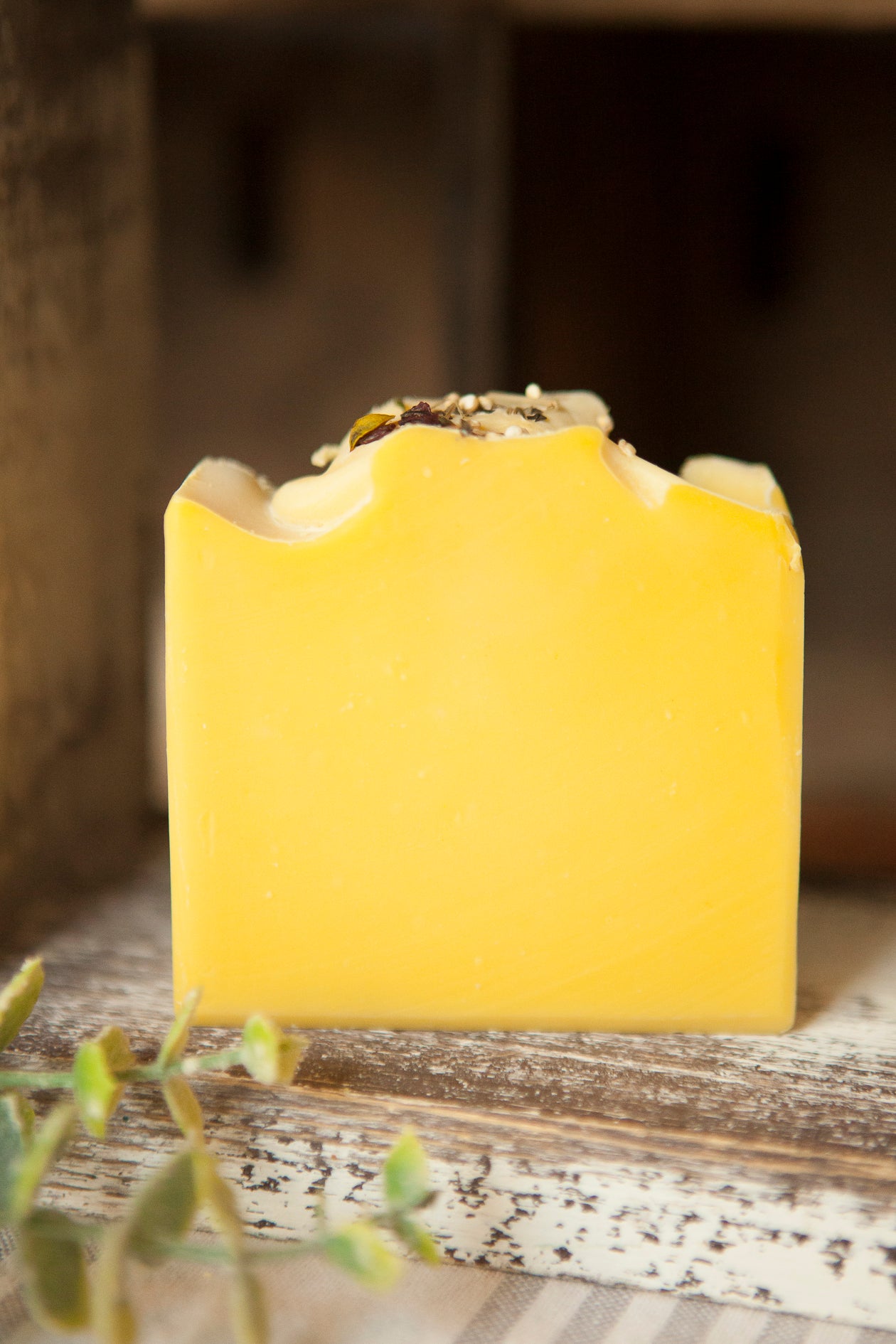 Faith and Grace Soap Co. handcrafted Lemon Love cold process soap