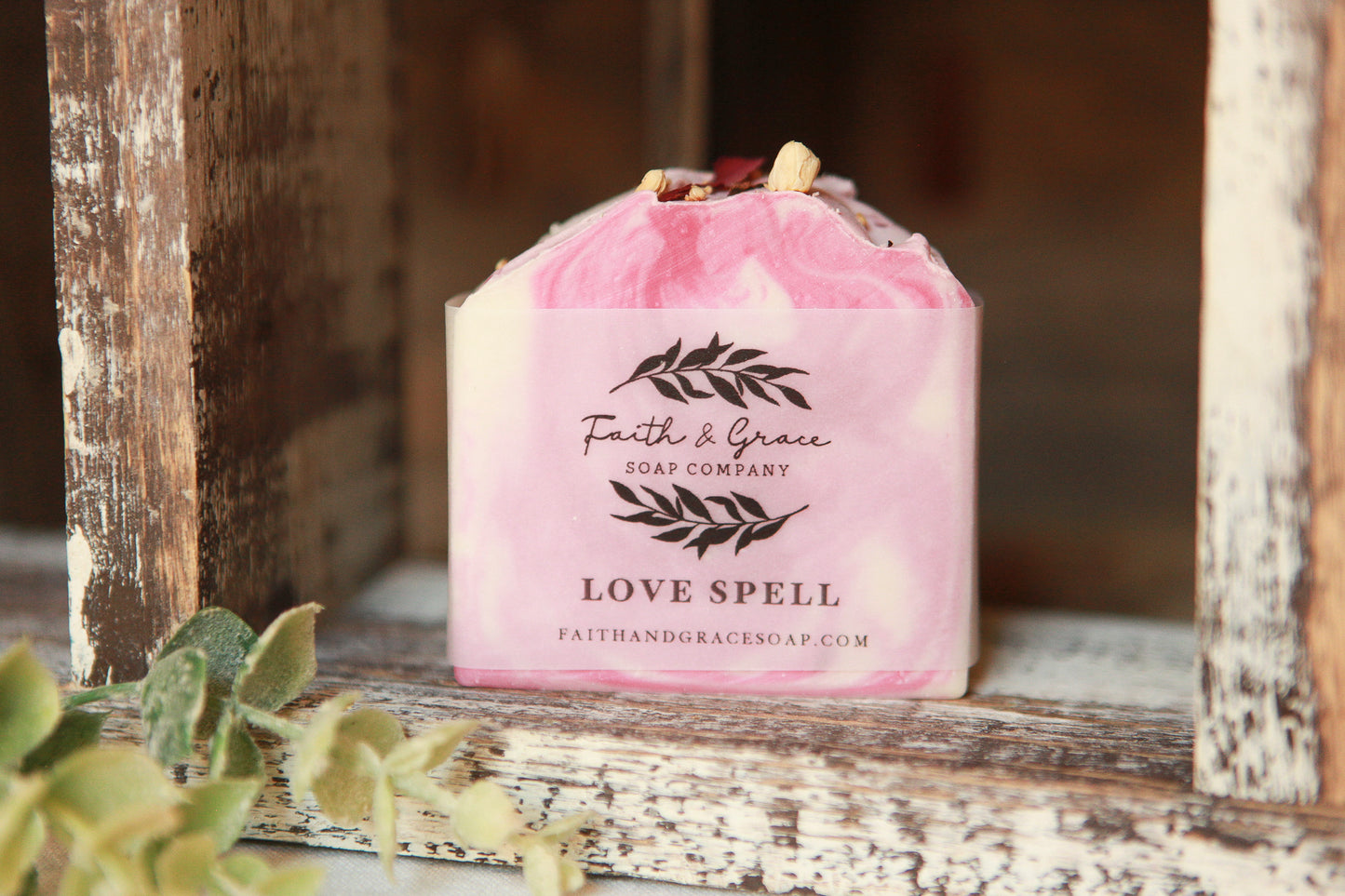 Love Spell Cold Process Soap by Faith and Grace Soap Co.