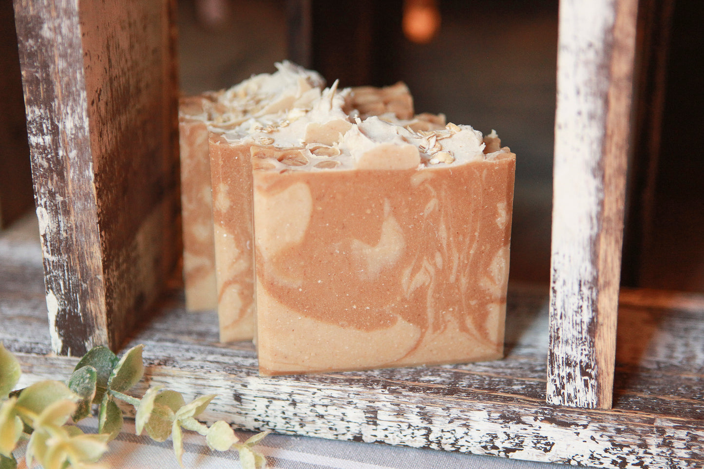 Oatmeal Goats Milk and Honey Cold Process Soap by Faith and Grace Soap Co.