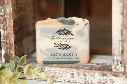 Palo Santo Cold Process Soap by Faith and Grace Soap Co.