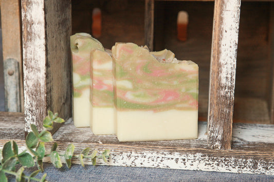 ROSEMARY MINT COLD PROCESS SOAP BY FAITH AND GRACE SOAP CO.