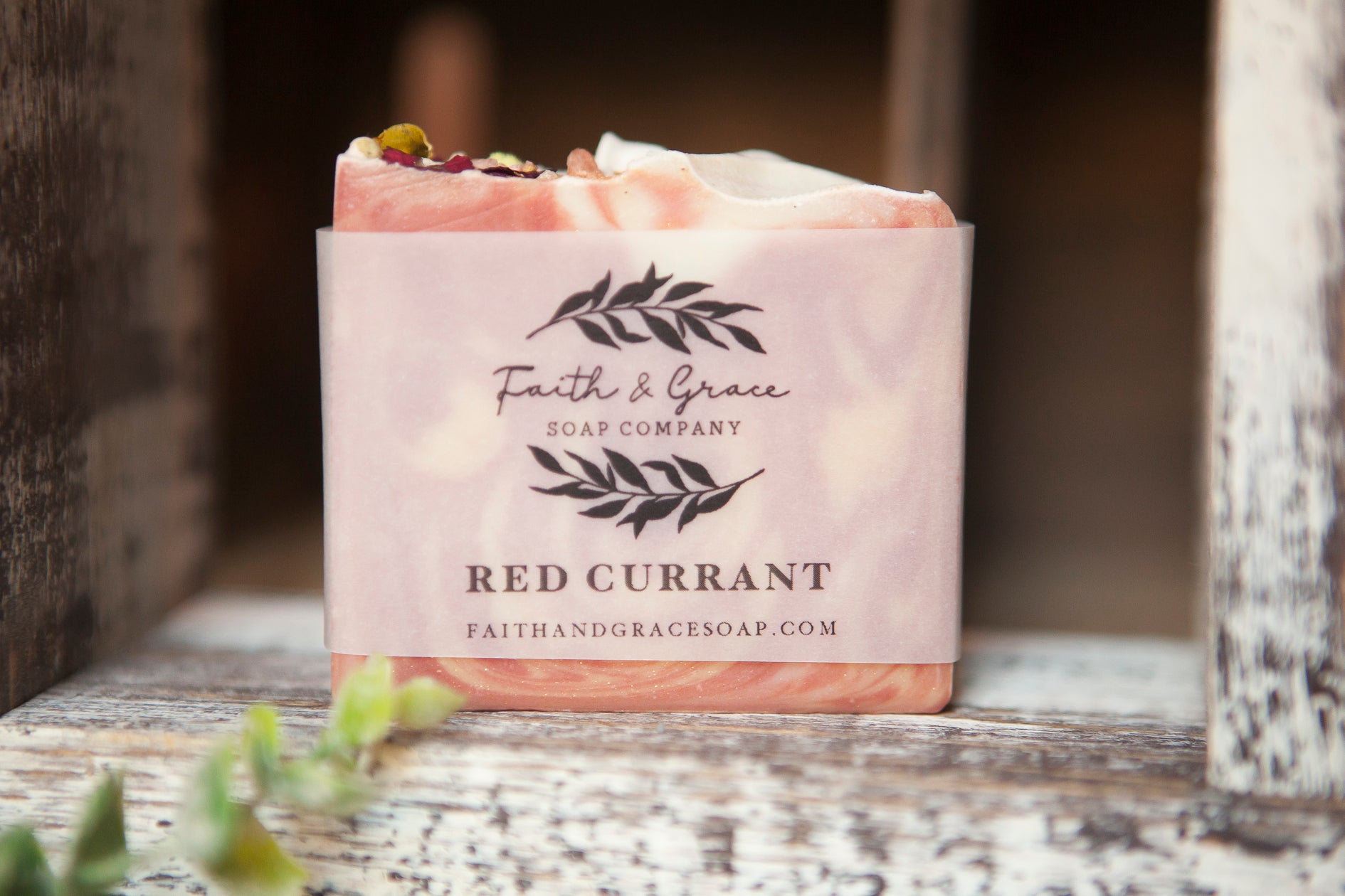 RED CURRANT COLD PROCESS SOAP BY FAITH AND GRACE SOAP CO.