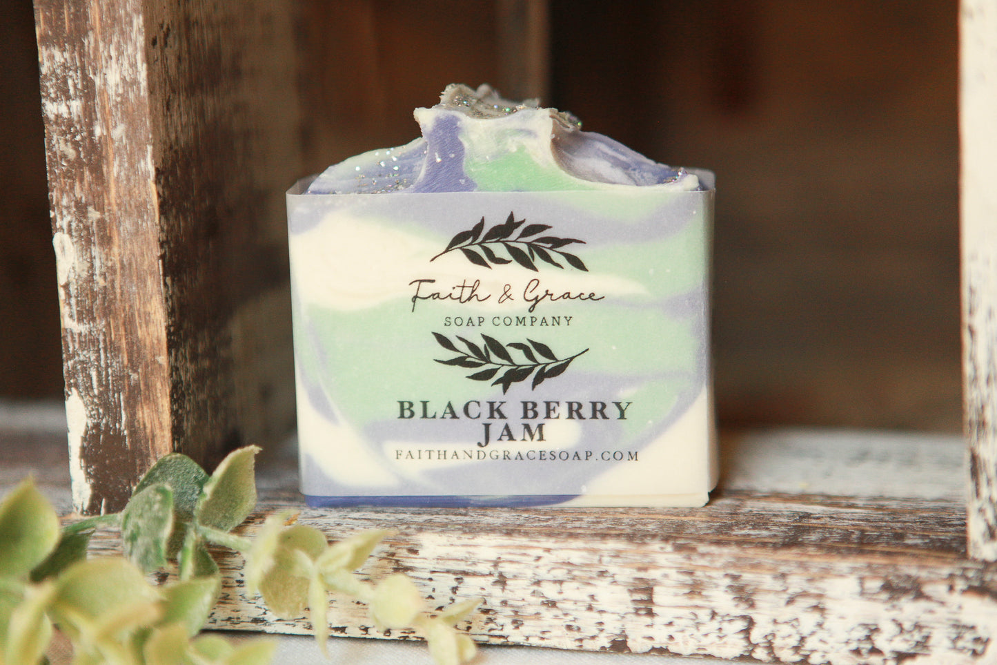 BLACKBERRY JAM COLD PROCESS SOAP - 4oz.